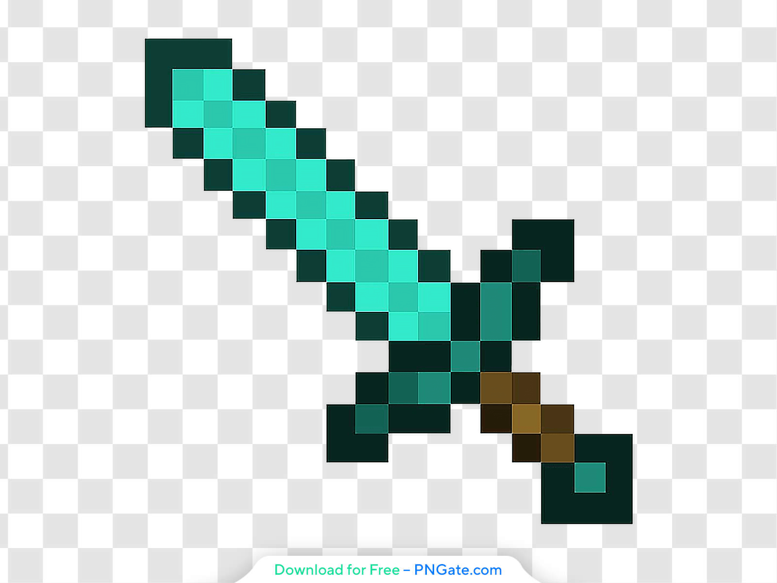 Diamond Sword From Minecraft PNGate